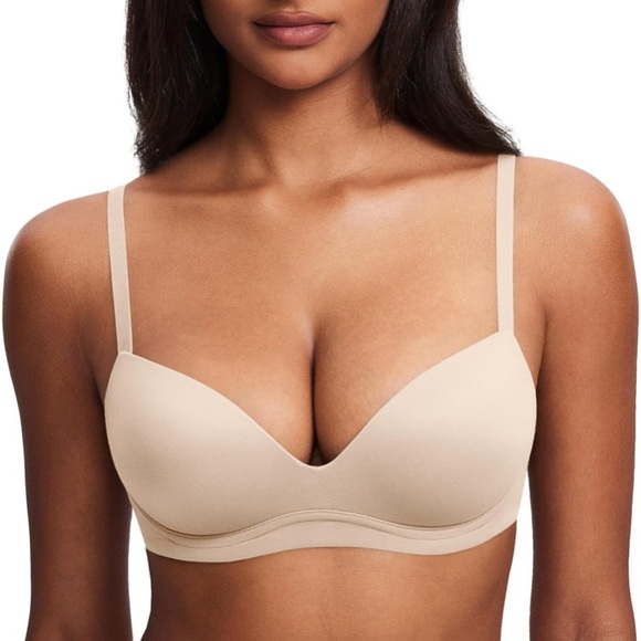 Push-up wireless bra, beige, 36C - Picture 2 of 4